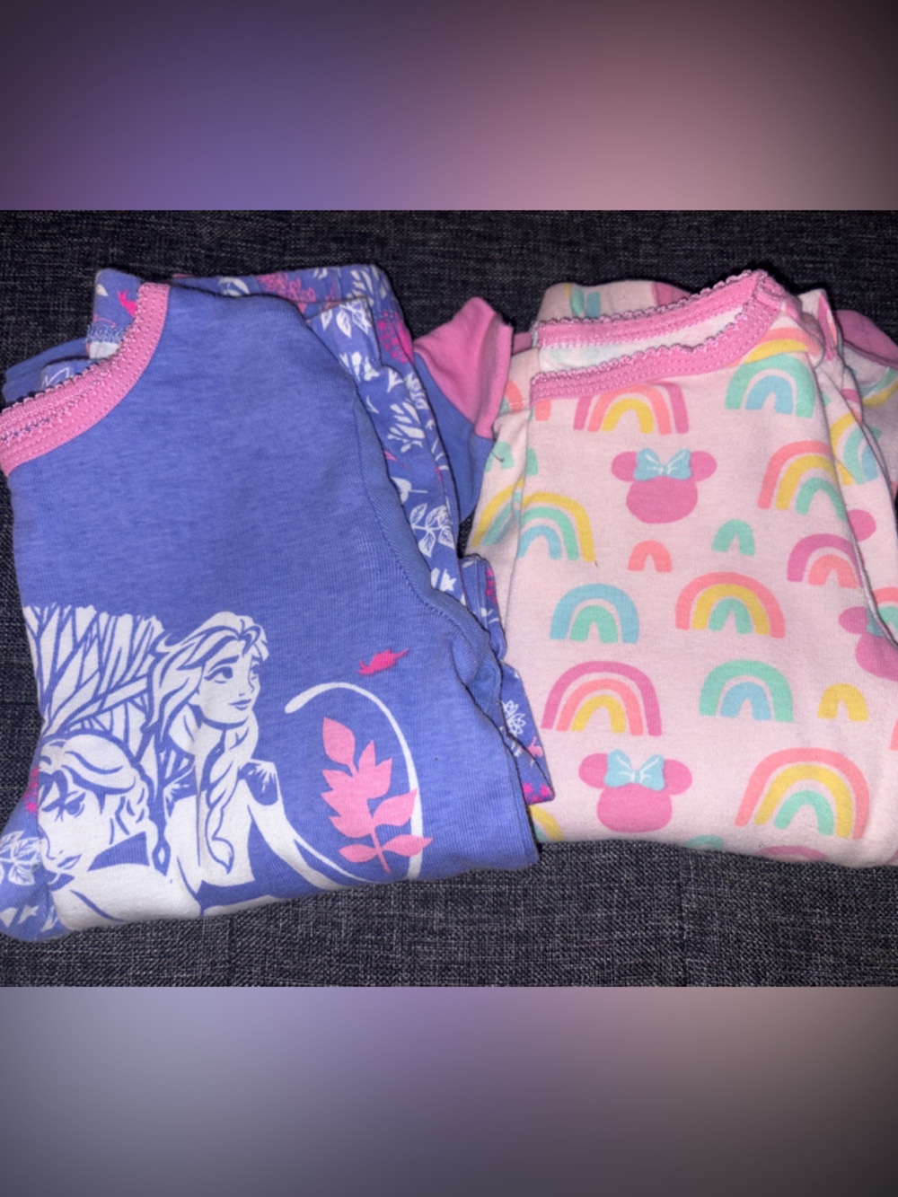 Girls Disney Pajamas-Frozen and Minnie Mouse